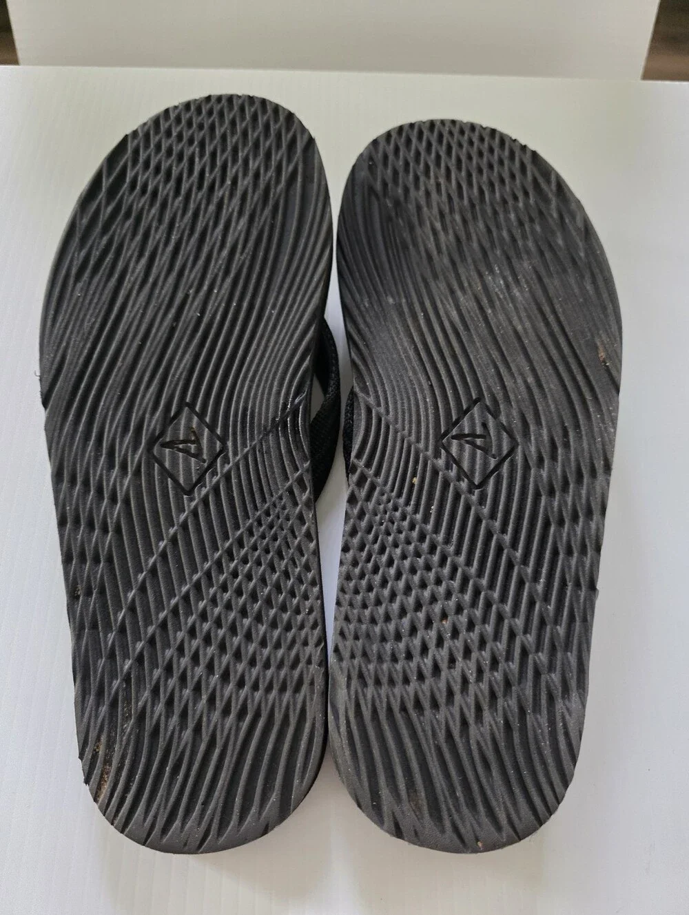 Sperry Men's Black Flip Flop Sandals Size 12M Waterproof